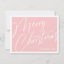 Minimalistisch Moderne Weihnachtskarte - Maßgeschn