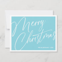 Minimalistisch Moderne Weihnachtskarte - Maßgeschn