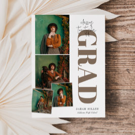 Minimalistisch Moderner 5-Foto-Abschluss Einladung