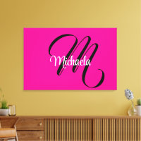 Minimalistisch moderner Monogramm Anfangsname heiß