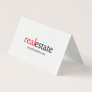 Minimalistisch Moderner Real Anwesen Agent Visitenkarten