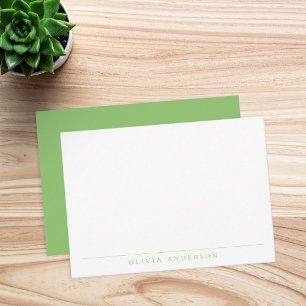 Minimalistisch Modernes Berufliches Monogramm Mitteilungskarte