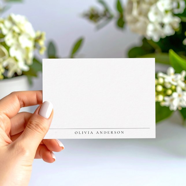 Minimalistisch Modernes Berufliches Monogramm Mitteilungskarte (Von Creator hochgeladen)