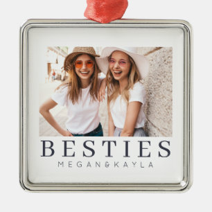 Minimalistisch Modernes Chic Best Friends BESTE FR Ornament Aus Metall