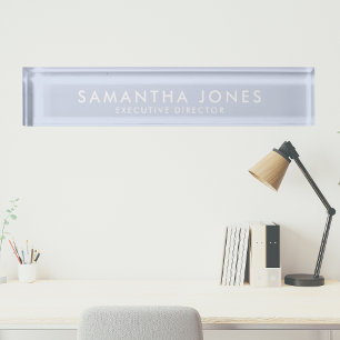 Minimalistisch Modernes Design Namensplakette