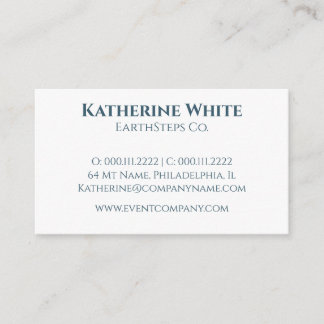 Minimalistisch Modernes Moutntain Wandern Visitenkarte