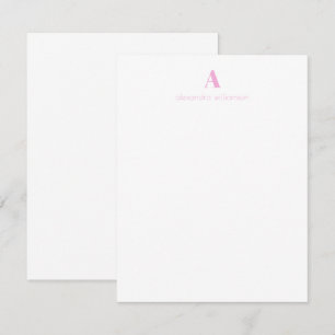 Minimalistisch Modernes Personalisiertes Niedliche Mitteilungskarte