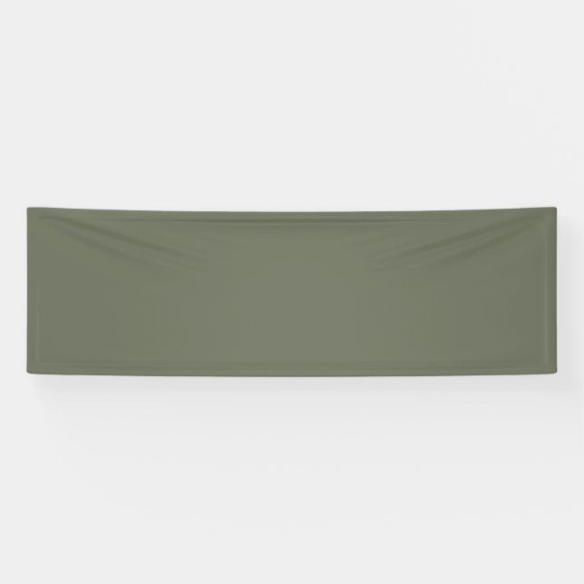 Minimalistisch Moos Green Custom Banner (Horizontal)