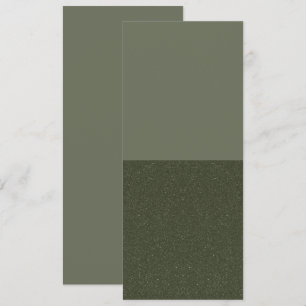 Minimalistisch Moss Green 2-Zone-Einladung - Anpas Save The Date