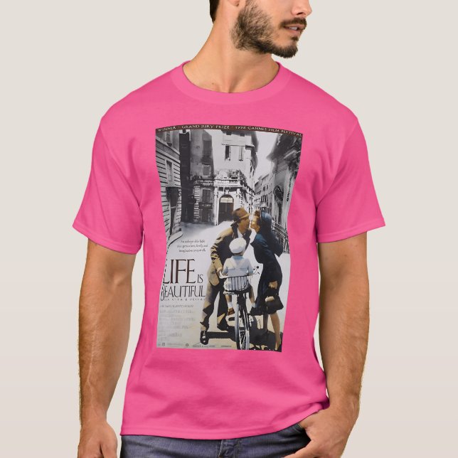 Minimalistisch Movie Poster T-Shirt (Vorderseite)
