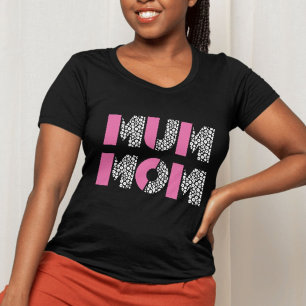 Minimalistisch MUM MAMA Typografie - Moderne Mutte T-Shirt