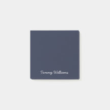 Minimalistisch Navy Blue Beruflich Simple