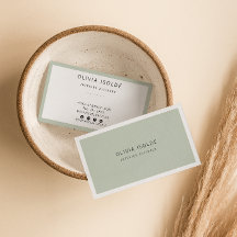 Minimalistisch neutrale grüne Moderne Boho Trendy