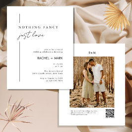 Minimalistisch Nichts Extravagant nur Liebe Foto Q Flyer