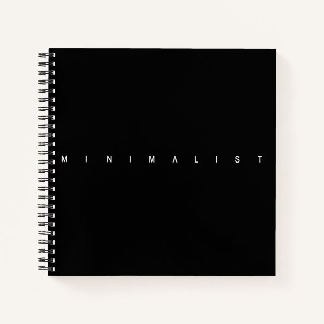 Minimalistisch Notizbuch (Vorderseite)