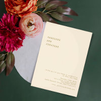 Minimalistisch Ochre Retro Schreibmaschine Schrift