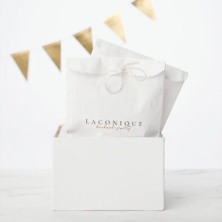 Minimalistisch | Papiereinzug | Elegant Geschenktütchen