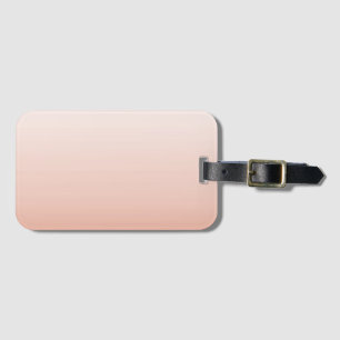 Minimalistisch-pastellfarbene Rose ombre blush pin Gepäckanhänger