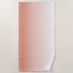 Minimalistisch-pastellfarbene Rose ombre blush pin Strandtuch