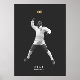 Minimalistisch Pelé - 1940-2022 Poster