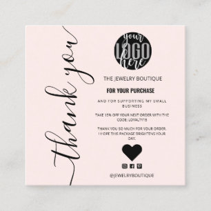 Minimalistisch Pink Signature Script Order Vielen Quadratische Visitenkarte