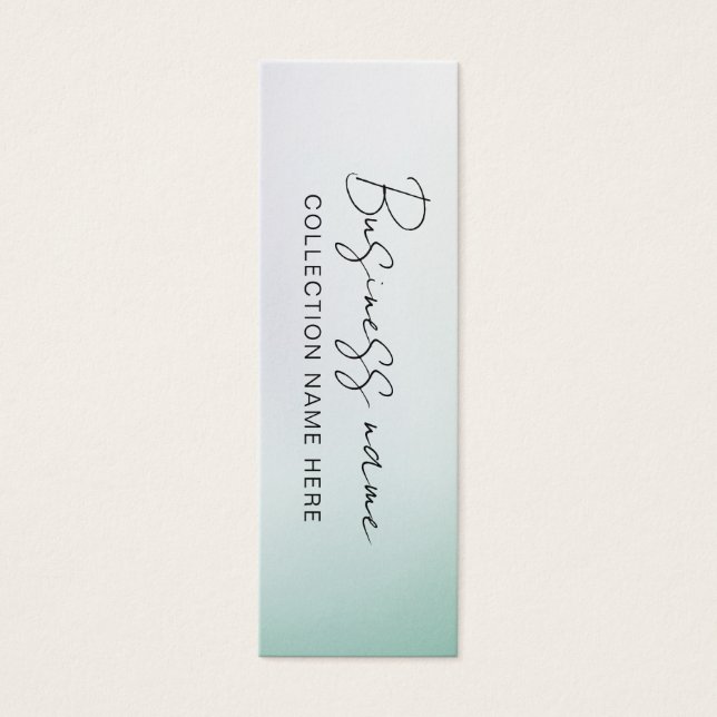 Minimalistisch Price Hang Tag Card (Vorderseite)