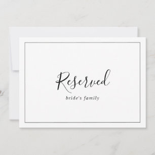 Minimalistisch reserviertes Zeichen