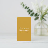 Minimalistisch Retro-Senf gelb