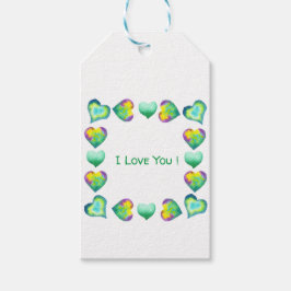 Minimalistisch Romantik I Liebe Sie Valentinstag Geschenkanhänger