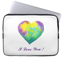 Minimalistisch Romantik I Liebe You Laptop Sleeve