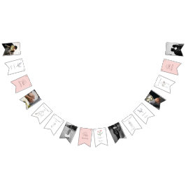 Minimalistisch Romantische Line Art Blume Foto Sta Wimpelkette