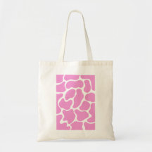 Minimalistisch rosa Kuh drucken