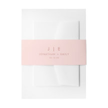 Minimalistisch-Rosa-Monogramm-Hochzeit