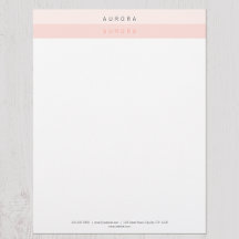 Minimalistisch rosa Zweitone