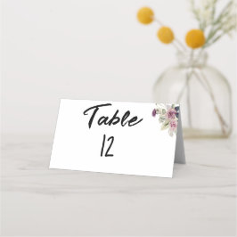 Minimalistisch: Rosenrosen Platzkarte