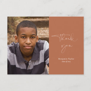 Minimalistisch Rust Abschluss Vielen Dank an Foto Postkarte