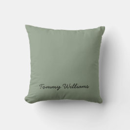 Minimalistisch Sage Green Beruflich Simple Kissen