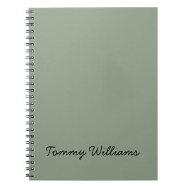 Minimalistisch Sage Green Beruflich Simple Notizblock