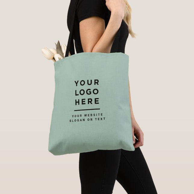 Minimalistisch Sage Green Chic Logo-Text (Von Nahem)