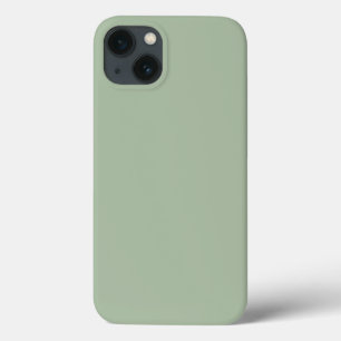 Minimalistisch Sage Green Schlicht Solid Color Case-Mate iPhone Hülle