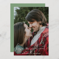 Minimalistisch Sage Green Wedding Postponement Fot