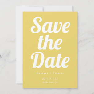 Minimalistisch Save the Date