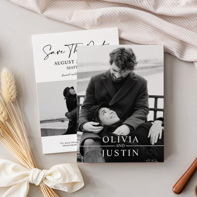 Minimalistisch Save the Date Einladung (Von Creator hochgeladen)