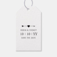 Minimalistisch | SAVE THE DATE | Geschenkmarke | w
