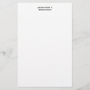 Minimalistisch Schlicht modern Beruflich Briefpapier