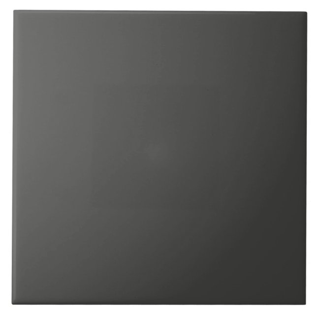 Minimalistisch Schwarz Schlichte Solid-Farbe Fliese (Vorderseite)