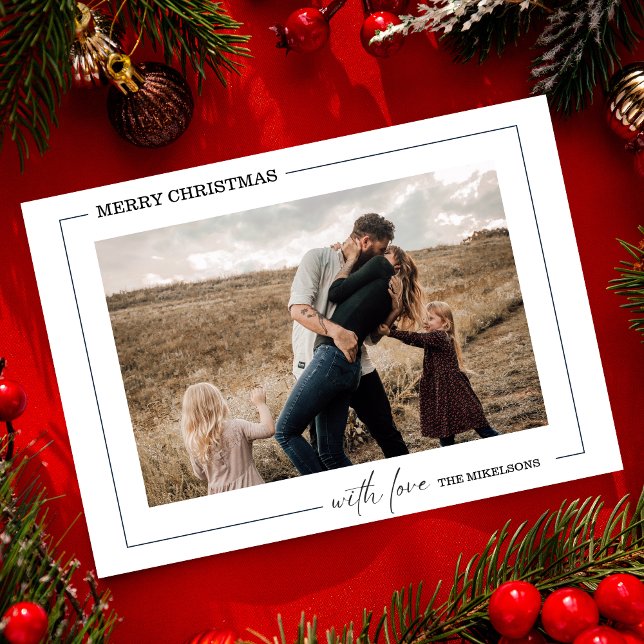 Minimalistisch Schwarz/Weiß-Foto Weihnachten (Von Creator hochgeladen)