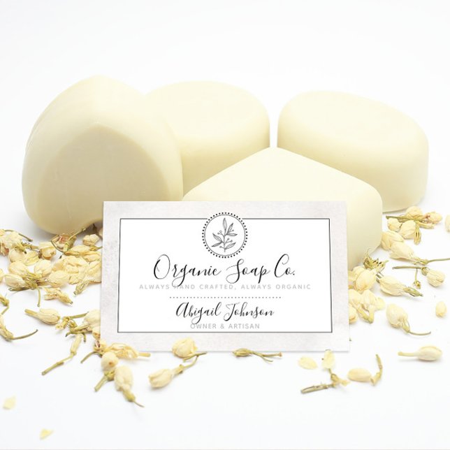 Minimalistisch Schwarz-Weiß-HandGezeichnet Kunstha Visitenkarte (Von Creator hochgeladen)