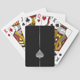 Minimalistisch-Spade-Symbol-Spielkarten Spielkarten