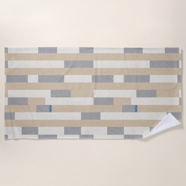 Minimalistisch  strandtuch (Vorderseite)